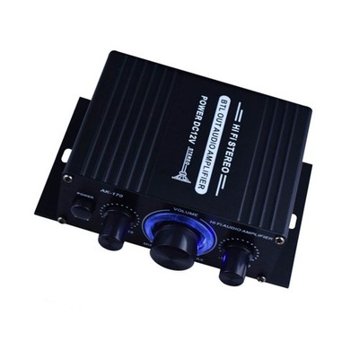 400W 12V 2.0 Kanal Stereo Audio Leistungsverstärker HiFi Bass Amp Auto Zuhause/