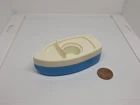 Vintage Fisher Price little people blue/white boat for Car & Boat set 685