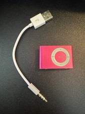 Apple iPod Shuffle 2nd Gen Pink 1GB Tested Working Bundle - See Description