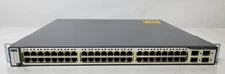 Cisco Catalyst 3750G 48 Port Gigabit Switch PoE WS-C3750G-48PS-S