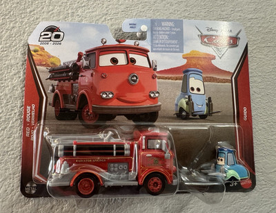Mattel Disney Pixar Cars Red & Guido 2-Pack 1:55 Diecast Unopened