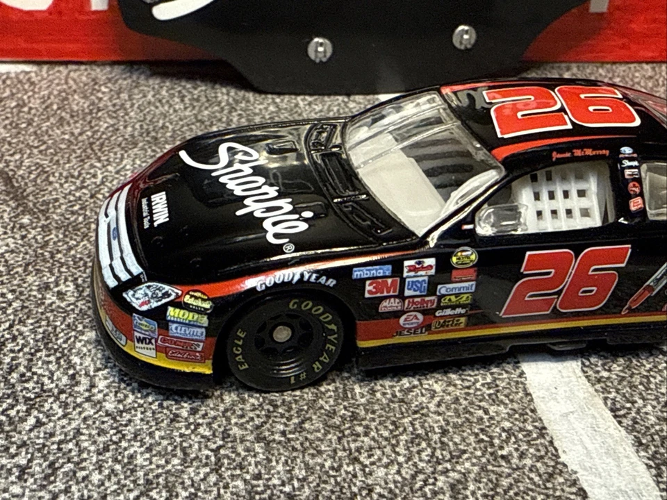 2006 Jamie McMurray #26 Sharpie 1/64 Nascar Action Diecast Loose With Hood - Image 4 of 4