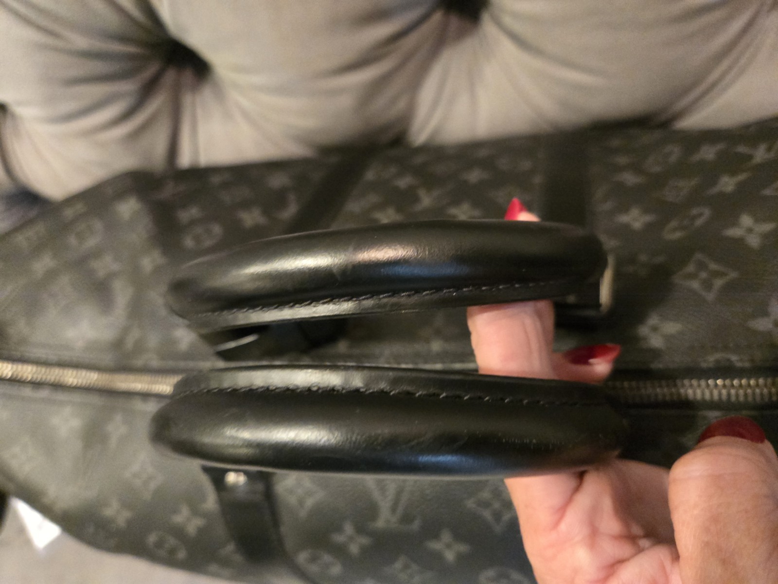 Louis Vuitton Monogram Eclipse  Keepall Bandouliè… - image 4