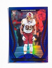 Chase Young ~ 2020 Panini Certified ~ Rookie Mirror Blue Foil /75 #111