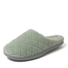 womens Leslie Washable Memory Foam Terry Clog With 11-12 Juniper Green Terry