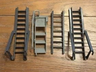 Vintage 1985 Hasbro GI Joe USS Flagg Part Ladder Stairs Lot Of (4) Original