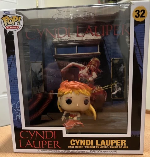 Funko Pop! Albums Cyndi Lauper Vinyl Figure #32 She's So Unusual Cover 2022 NEW