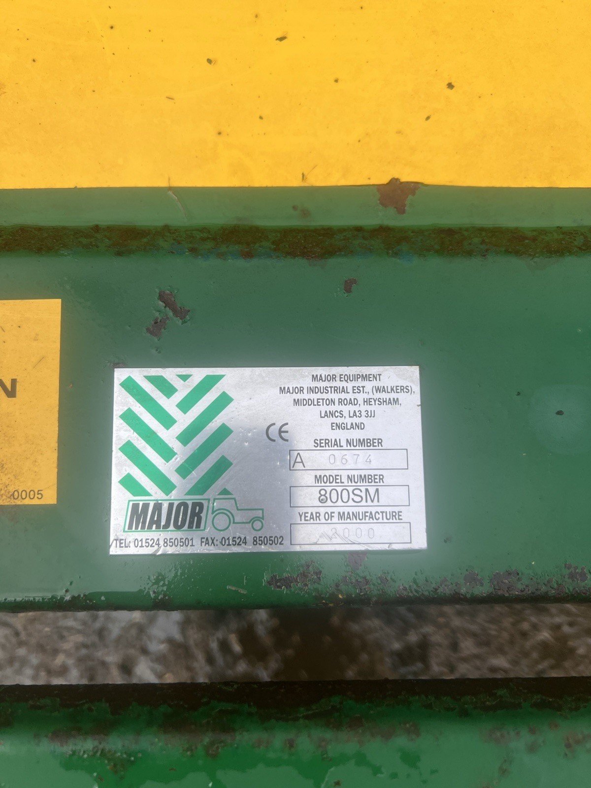 Major Offset Grass Topper | eBay UK