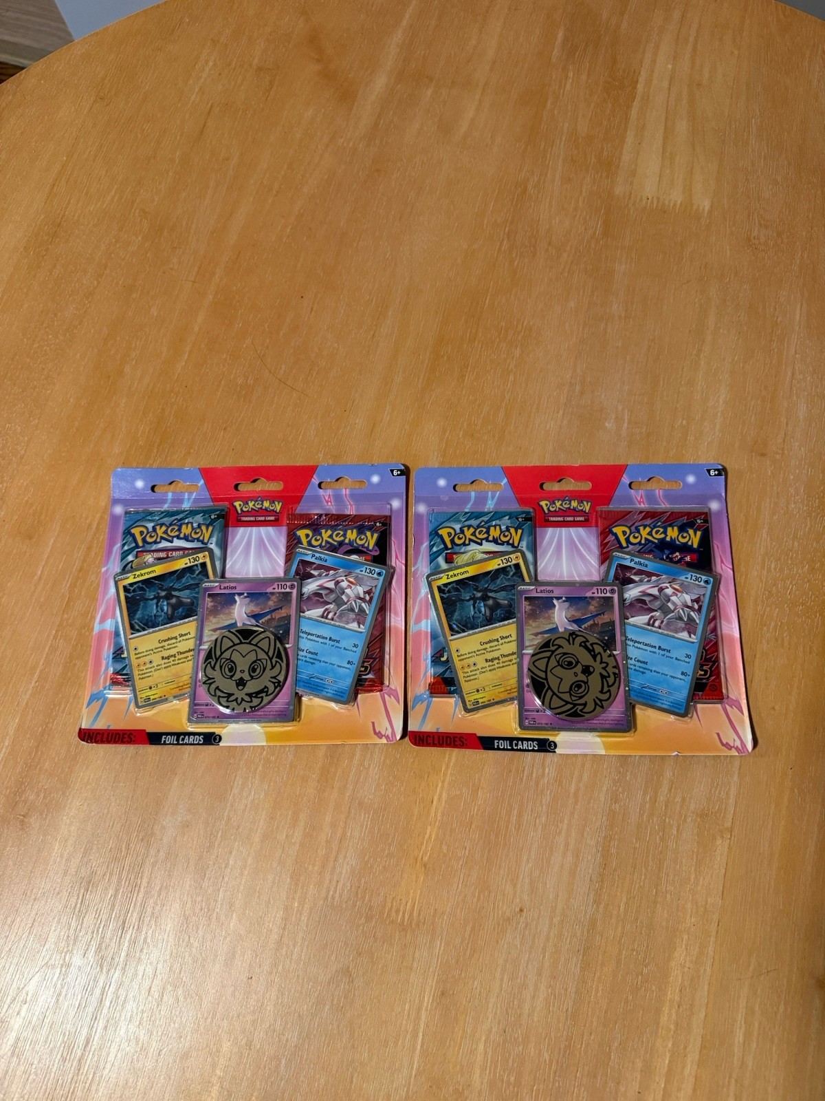 Pokemon TCG Enhanced 2 Pack Blister- Zekrom Latios Palkia LOT OF 2