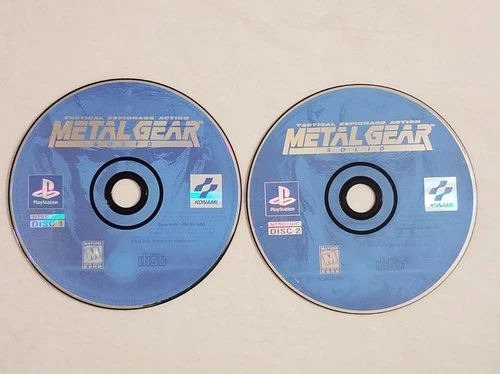 Metal Gear Solid (Sony PlayStation 1,  1998) PS1 Discs Only Tested & Working