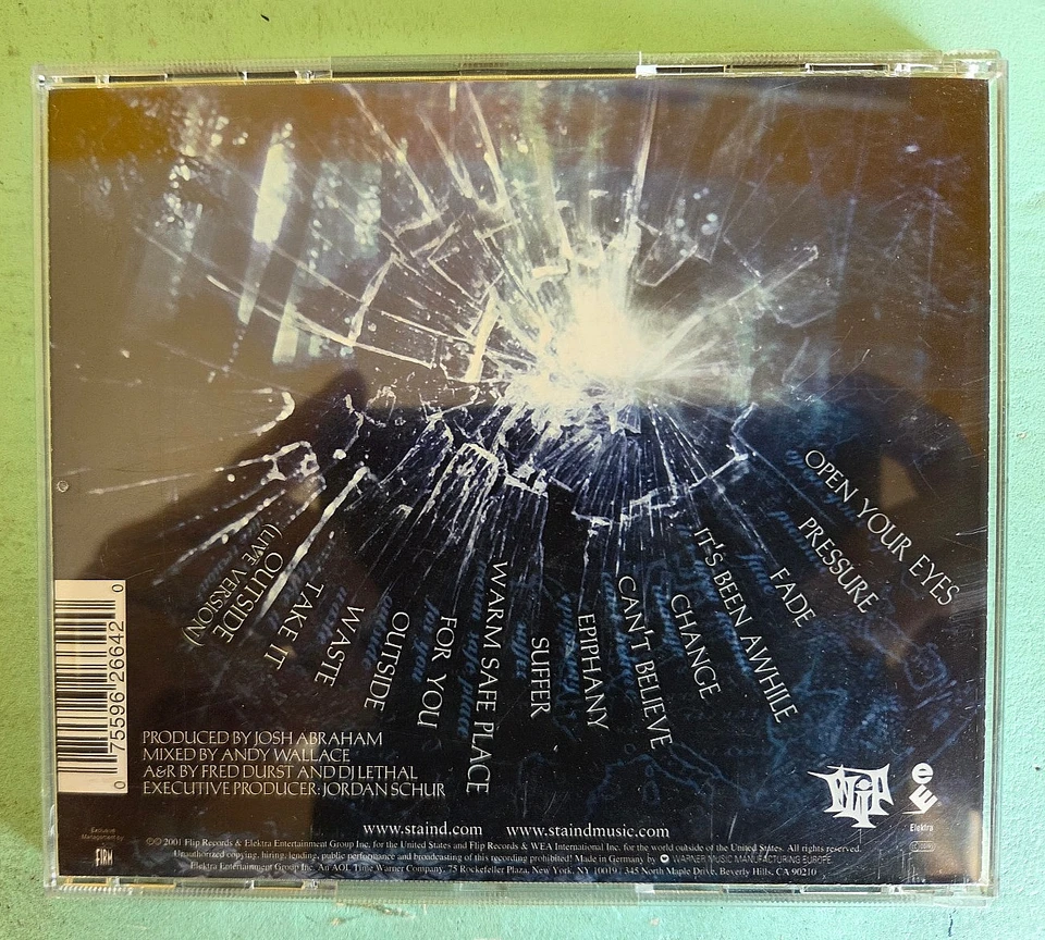 Staind - Break The Cycle CD D 2001 Elektra Zustand: sehr gut - Bild 3 von 3