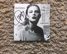 Taylor Swift Signed Reputation Insert With Heart REPRINT