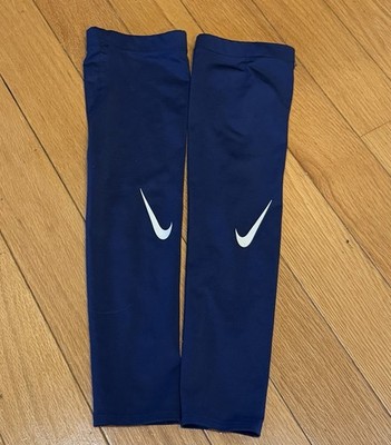 Nike Pro Dri-Fit Football Sleeves Navy Size L-XL +3 Xtra Sleeves Read Descripton