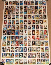 1992 Topps Baseball 132 Card Uncut Sheet (MINT)