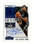 Karl-Anthony Towns 2018-19 Panini Contenders #HST-KAT Historic Ticket AUTO SSP