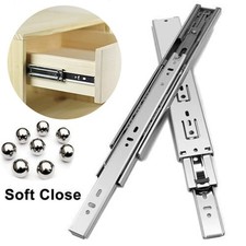 Soft Close Drawer Runners Heavy Duty Ball Bearing Slides Draw Slide 250mm-600mm