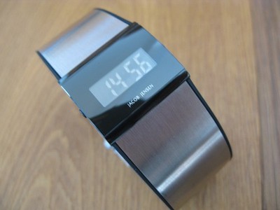 Jacob Jensen Design Armbanduhr, Titangehäuse Saphirglas, Modell 532, unisex, top