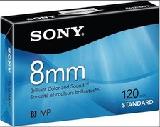 New - Sony Standard Grade 8mm Camcorder Videotape Cassette, 120 Minutes