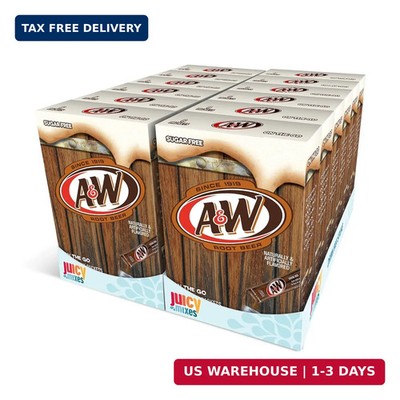 A&W, Root Beer - Powder Drink Mix - (12 boxes, 72 sticks) Sugar Free & Delicious