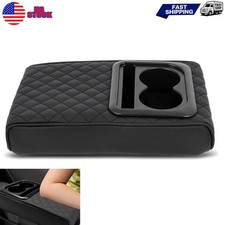 Car Center Console Armrest Pillow Vehicle Middle Console Cushion With Cup Holder
