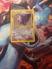 Pokémon TCG Gengar Fossil Holo Card 5/62 Unlimited Rare MP-DM Condition