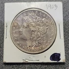 1903 Morgan Dollar $1 Circulated Silver Coin Uncertified 0.9 Fineness.  #224