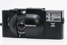 Near MINT OLYMPUS XA 35mm Rangefinder Film Camera w/ A11 Flash From JAPAN