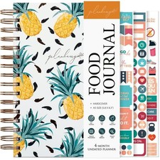 Food Journal Premium   Nutrition Planner with Diet  Calorie Tracker 6.3x8.5  