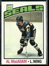 1976-77 Topps Al MacAdam #237 California Golden Seals