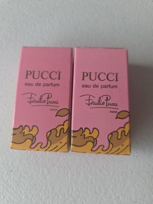 Vintage Emilio Pucci PUCCI Eau de Parfum 5mL Sample x2 New Boxed