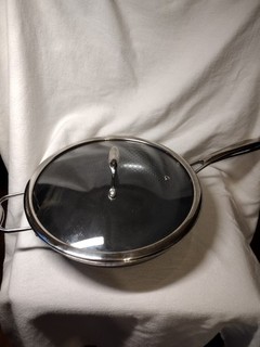 Hexclad Hybrid Cookware Stainless Steel Pan Nonstick 12" Wok With Lid