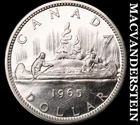 1965 Canadian Silver Dollar- Proof Like- Choice Gem Brilliant Unc Luster #J6788