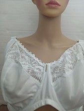 Adella Athena Full Sup Side Support Bra Wired White 40H Freepost