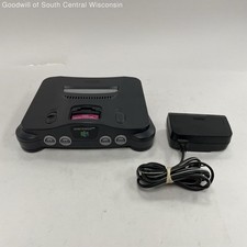 Nintendo 64 Console & Power Supply - Tested