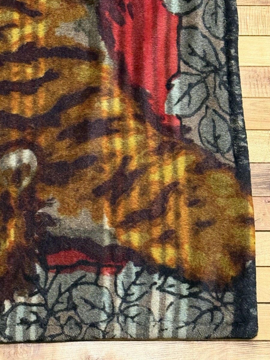 1860'S 70'S 80'S　chase horsehair blanket Antique Chase Horsehair Tiger Skin Lap Buggy Sleigh Lap Blanket
