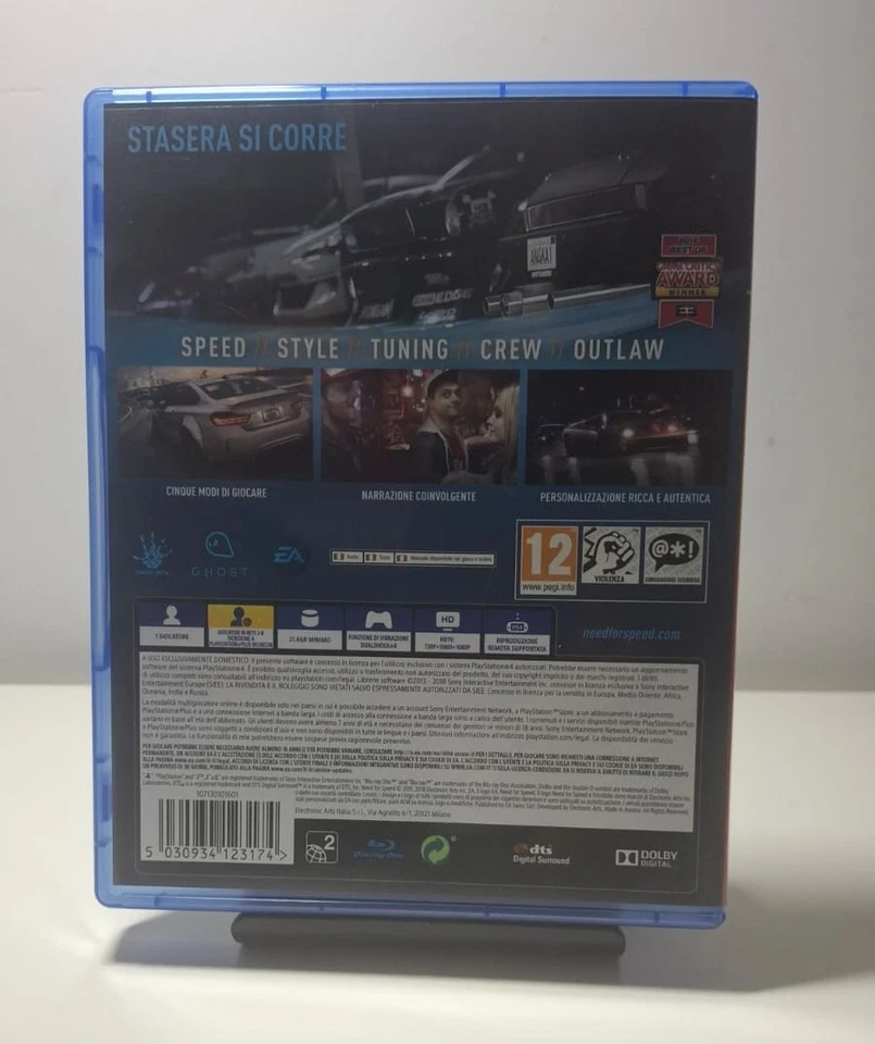 Need for Speed  PlayStation 4 gioco Usato PS4  ITA - Immagine 2 di 3