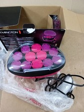 Remington H5670 Jumbo Curls Heated Hair Styling Rollers Set Wax Core New