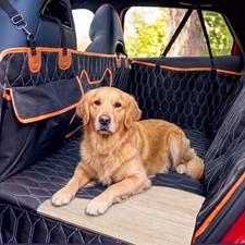 Dog Car Seat Cover Back Hard Bottom Extender For Dogs Supports 600LBS Pet USA