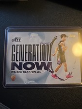 2025-26 Topps Generation Now #GN-18 Walter Clayton Jr. RC Rookie Utah Jazz 