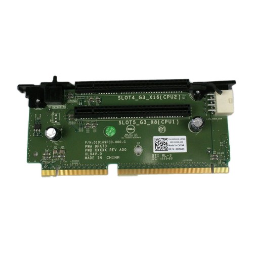 DELL riser 2 (center) card for all versions Poweredge R720 R720xd MPGD9, FXHMV
