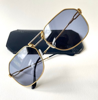vintage FRED CAP HORN sunglasses France silver gold plated MEDIUM 58/14 Cup