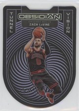 2020-21 Panini Obsidian Tunnel Vision Electric Etch Purple 22/75 Zach LaVine hs9