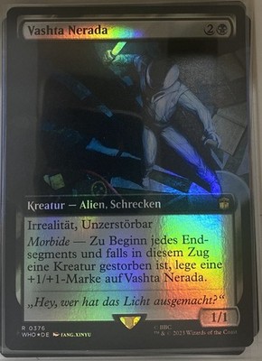 Vashta Nerada 376 Foil Doctor Who WHO MTG deu.
