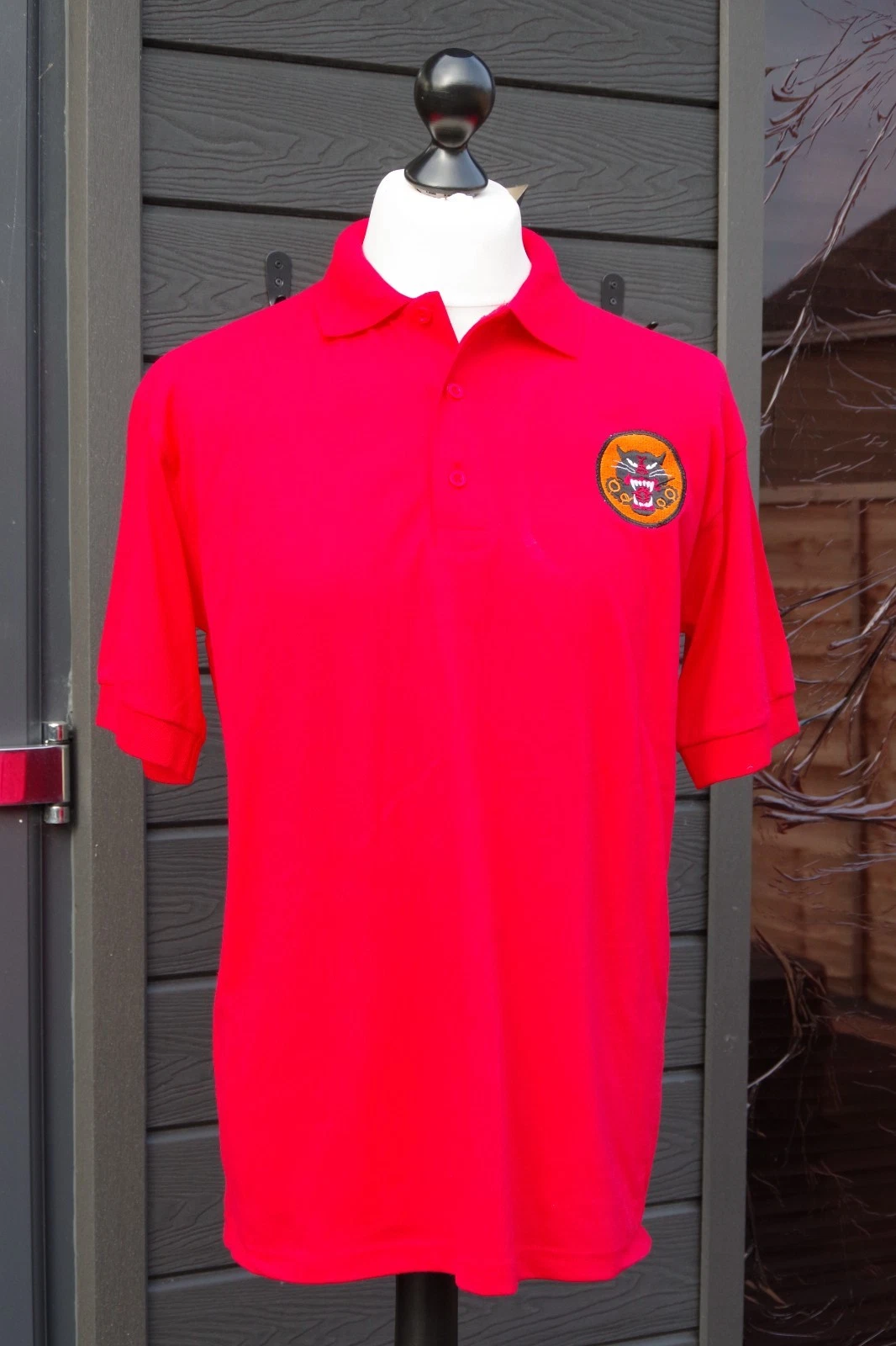 US ARMY Tank Destroyers Armoured Division Polo Shirt new (camp hood dday)