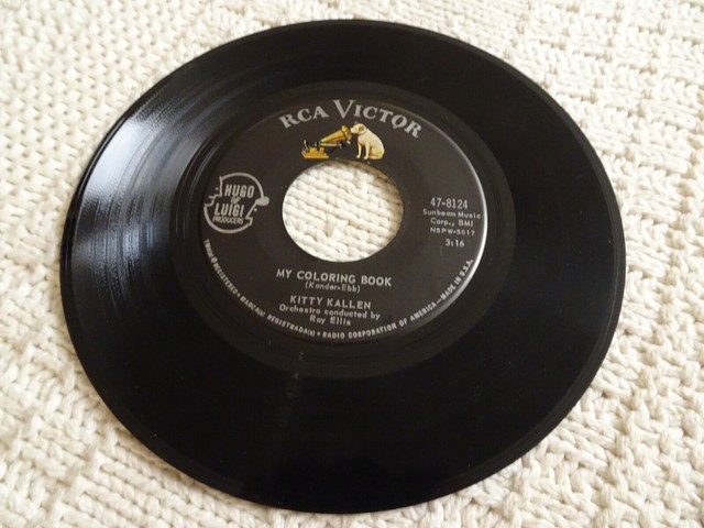 KITTY KALLEN MY COLORING BOOK/HERE'S TO US RCA 8124 | eBay