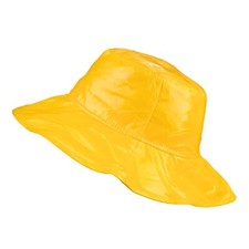 Wide-Brimmed Vinyl Rain Hat 02-Yellow/L