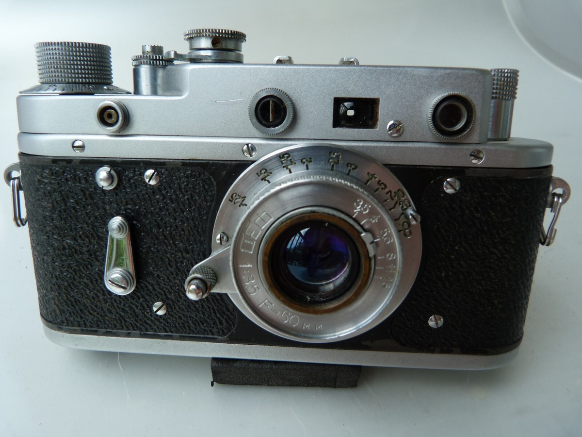 VINTAGE 1955 VERY RARE Zorki 2c, FED 50/3.5 Lens,LEICA 2 copy