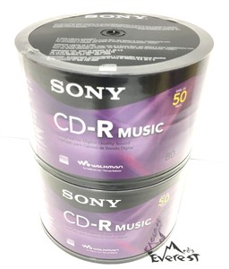 100-SONY-Blank-Music-CD-R-CDR-Branded-80min-Digital-Audio-Recordable-Media-Disc