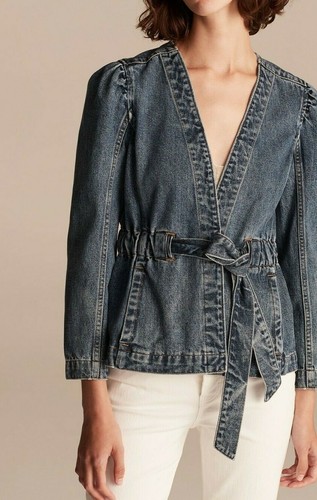 CLASSIC INDIGO DENIM TIE JACKET 