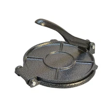 8" Cast Iron Tortilla Press Corn or Flour Tortilla Maker, Pataconera, Roti Dough
